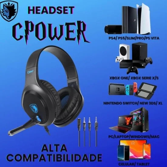 Sades CPower Gaming Headset SA-716 - Black